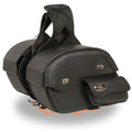 Milwaukee MP8306 Saddle Over Bags Cruiser Black Style Slant Leather Large Throw