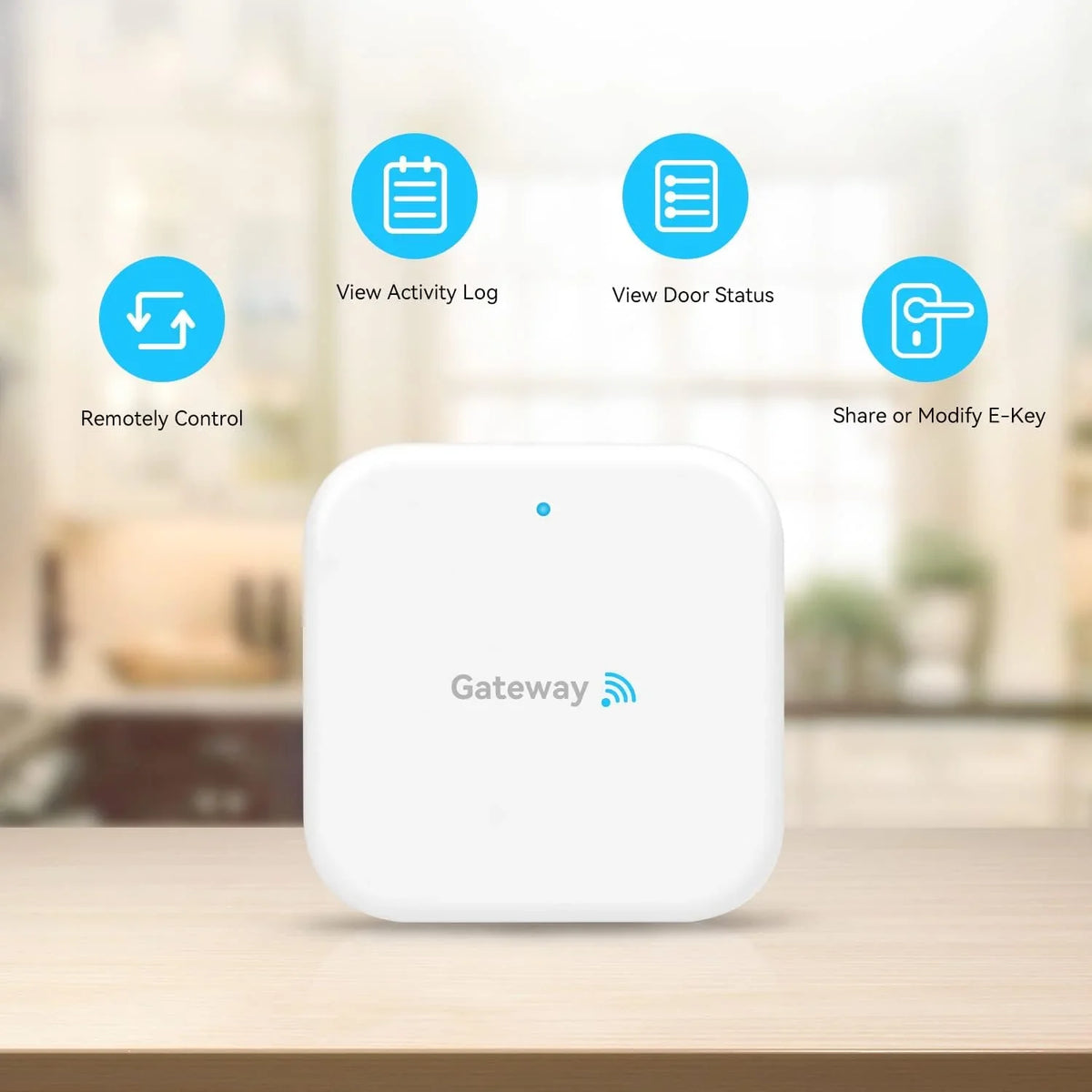 Fingerprint Gateway G2 Keyless Lock, Door White Entry for Scanning,