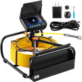 Sewer Camera LEDs Inspection Camera SKYSHALO Battery, 4.3 Cable 8500MAH Inspection Monitor Camera Camera IP68 Function Lithium 10M Waterproof TFT with Pipe Duct in. Pipeline 6PCS 32.8FT LCD DVR Screen