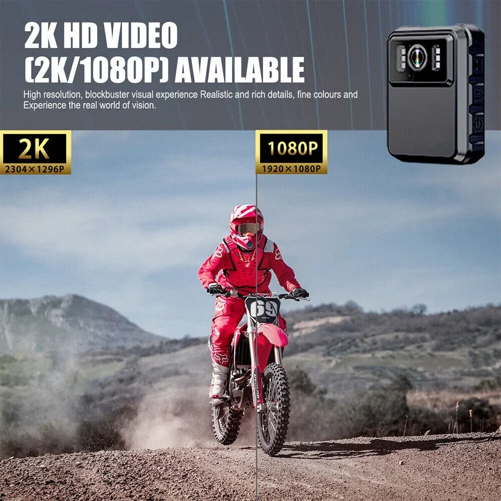 Camera Mini WiFi Night - Audio and 1080P DVR Connectivity Vision with Video Body Camcorder JahyShow
