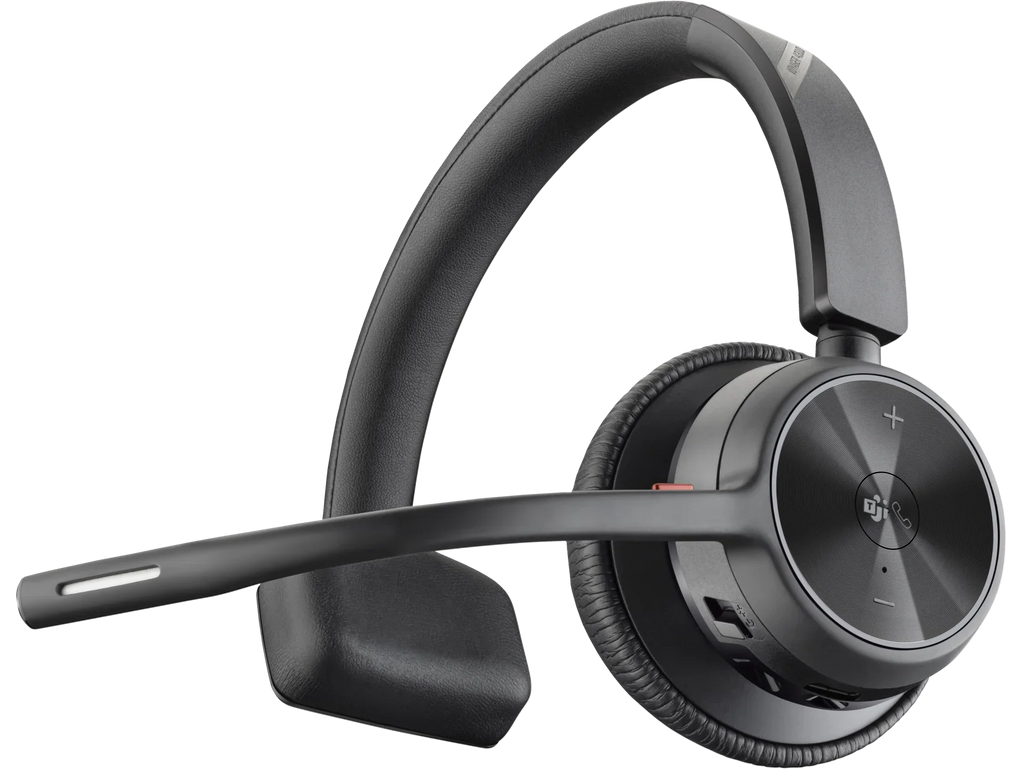 Binaural Over-the-head Wired/Wireless - Stereo, With ft Ear-cup Voyager Microsoft - Charge - 4.92 - - Teams 4310-M - Bluetooth - Cable Poly - 20 - - Certified - ft Mono Hz Stand kHz Headset ... 20 164