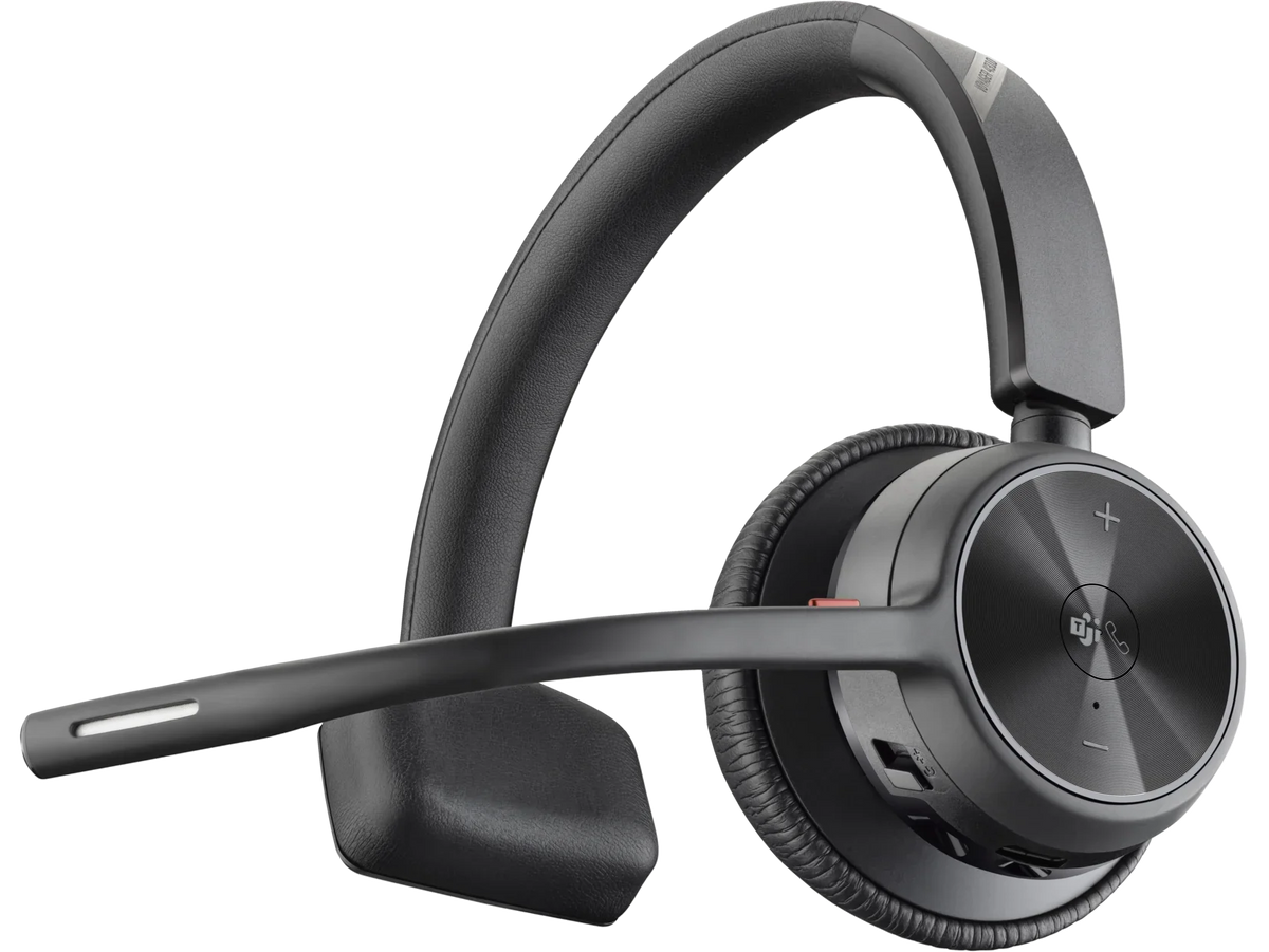 Binaural Over-the-head Wired/Wireless - Stereo, With ft Ear-cup Voyager Microsoft - Charge - 4.92 - - Teams 4310-M - Bluetooth - Cable Poly - 20 - - Certified - ft Mono Hz Stand kHz Headset ... 20 164