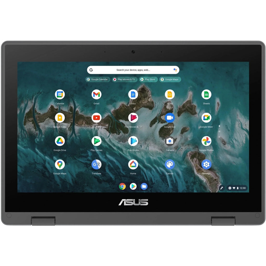 Celeron Chromebook SSD, 64GB Touchscreen, Asus Intel N5100, ChromeOS, Flip CR1100FKA-YZ184T 11.6"