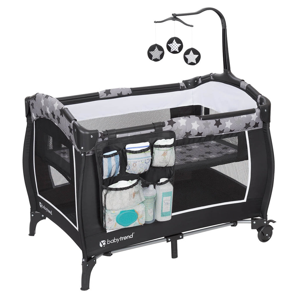 in Trend Center Rising Star Trend-E Baby Gray Nursery