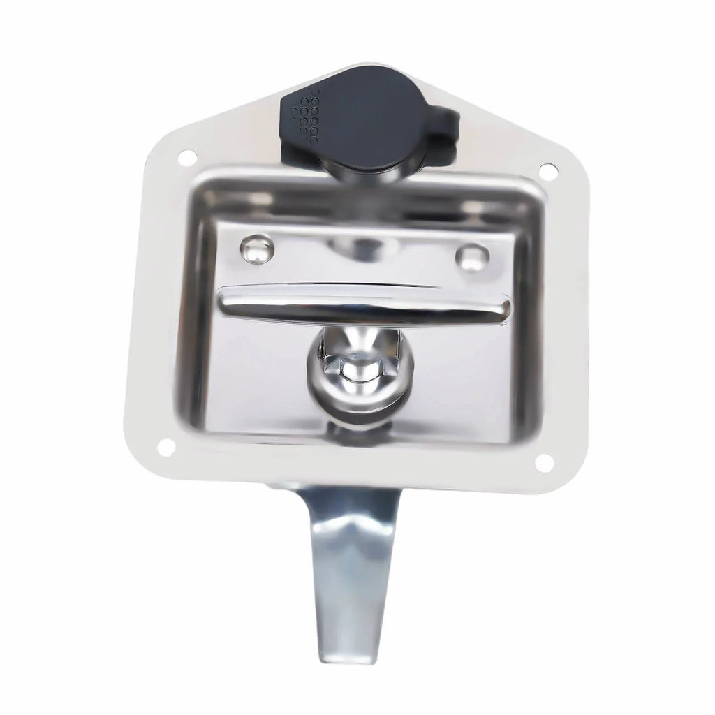 of Stainless Set Steel Keys Latch T-handle 6 Door Lock 12 Box RV w/ Tool Folding