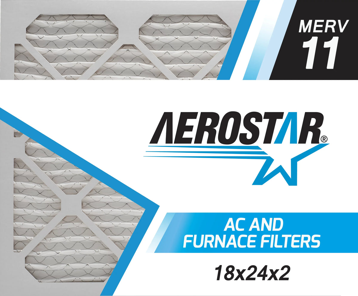 Made of 18x24x2, 6, in Pleated Aerostar USA 18x24x2 the 11, Air Box Filter, MERV
