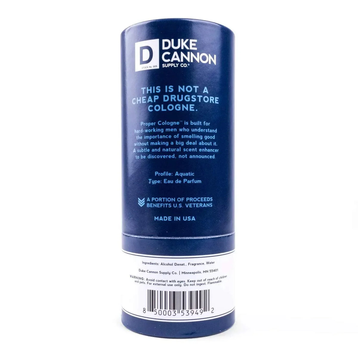 Parfum Fl Huron/Eau Men Supply de Cologne, Duke Oz - 1.7 Cannon for Co. Proper