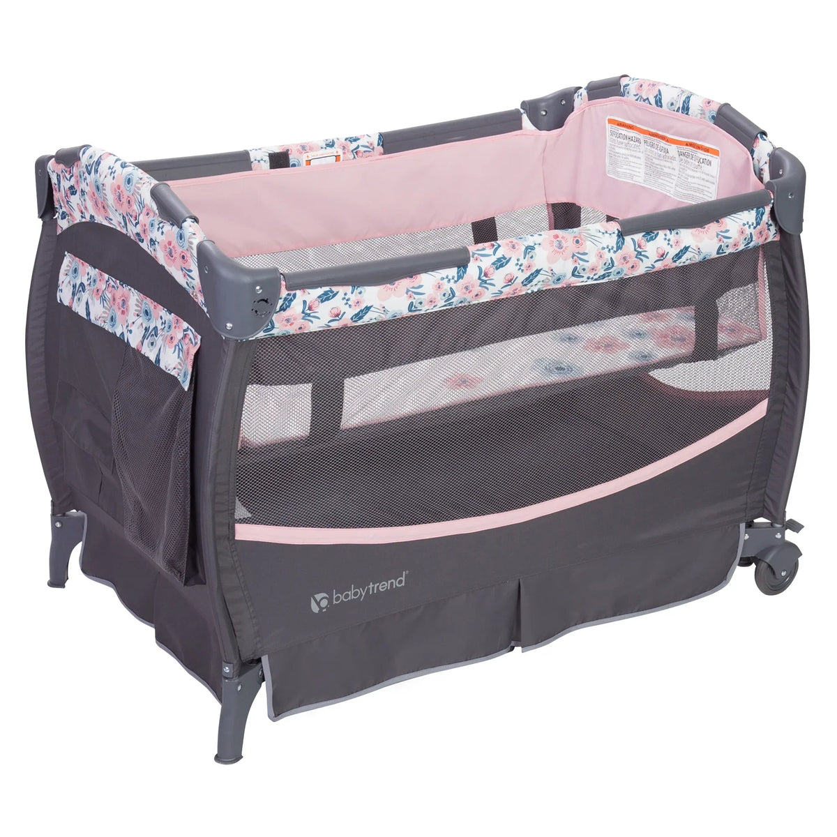 Bluebell with Trend Nursery II Bag – Travel Pink Playard Center Baby Deluxe