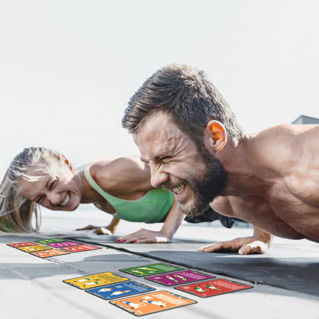 Card a Fat Burn 52 Exercise Mega Playing Included. Build (Bodyweight Stack Cards: Fitness Video Muscle. by Designed Expert. Bodyweight No Equipment Pack) Workout Needed. Instructions Game. Military