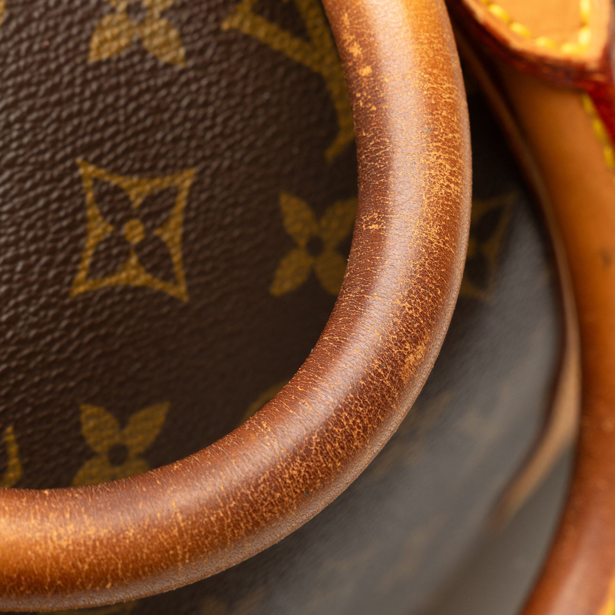 Travel Vuitton Keepall Unisex Brown WeekenderBag (Good) 50 Pre-Owned Bag Monogram Canvas Louis Authenticated
