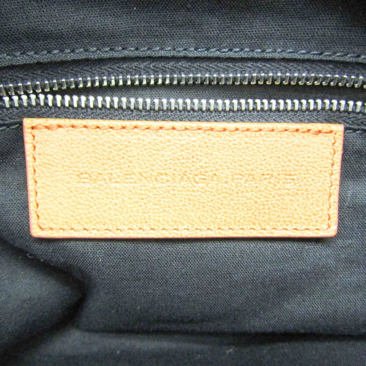 Orange,Yellow Men,Women Bag Pre-Owned (Good) Clutch Leather,Nylon Canvas 527147 Balenciaga Town