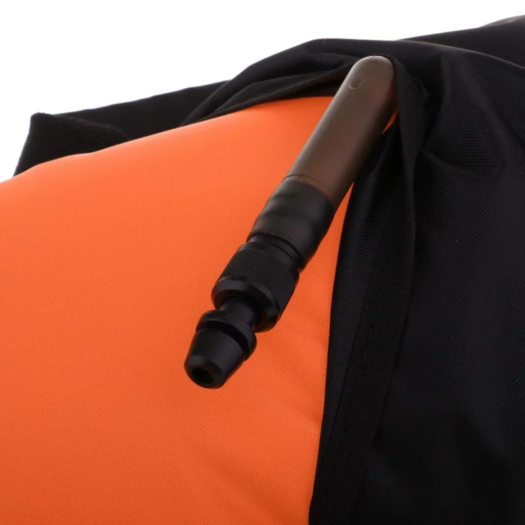 Spearfishing, , Snorkeling, Scuba with Float Visible 20m D-, Flag, Oral Inflator Diver Buoy Diving High Safety Freediving
