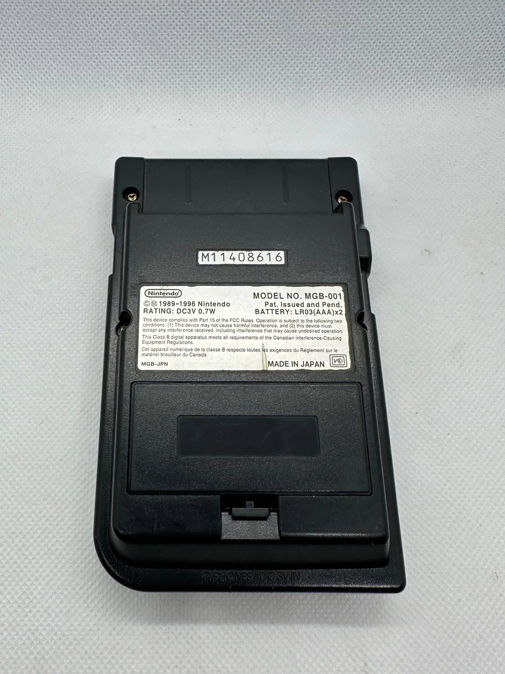 Game Rare Boy %100 Collectable Tested Black, OEM Nintendo Great, Works GameBoy Pocket Authentic Console