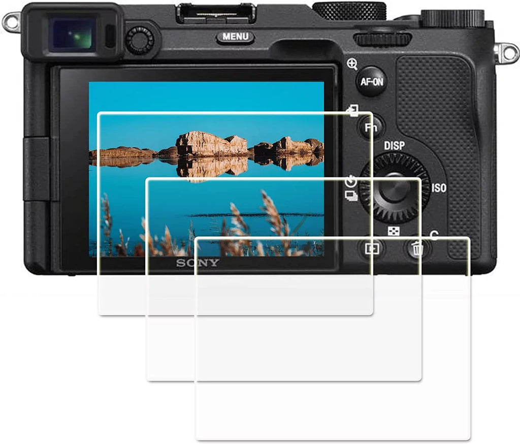 Packs), a7C iv (3 Protection LCD Screen for rx10 Tempered Cover Glass a7C Sony Alpha Film Compatible Protectors Alpha