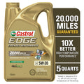 Synthetic Quarts Full 5 Motor Advanced Castrol Extended Performance 5W-20 Oil, EDGE