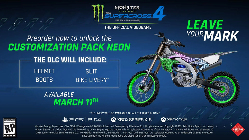Energy PlayStation Supercross 5 THQ-Nordic, Monster 4,