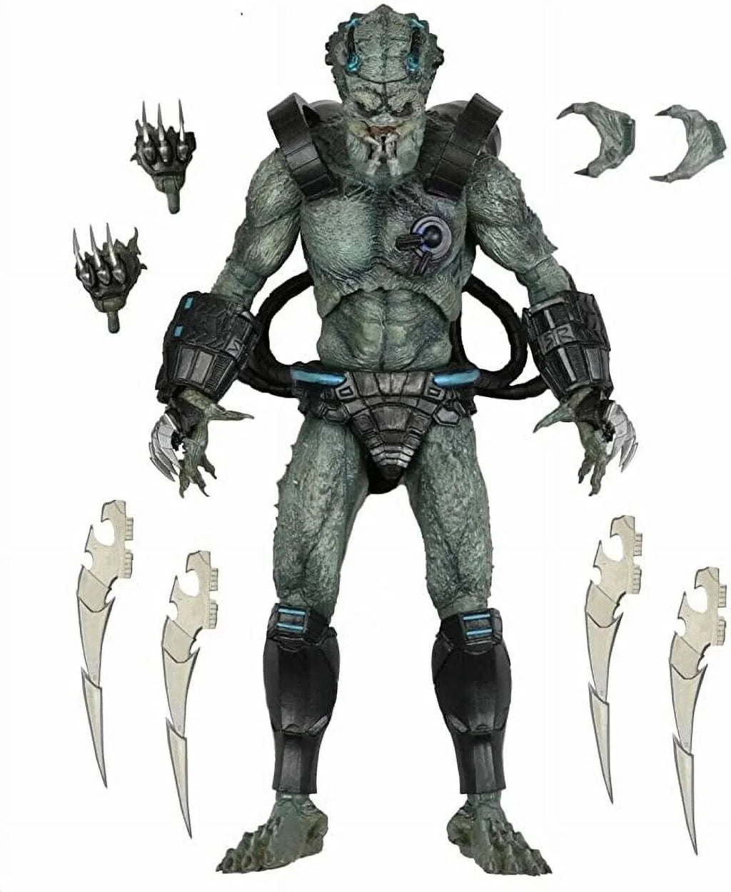 7" Concrete Predator Figure Heart Action Predator: Stone NECA Jungle