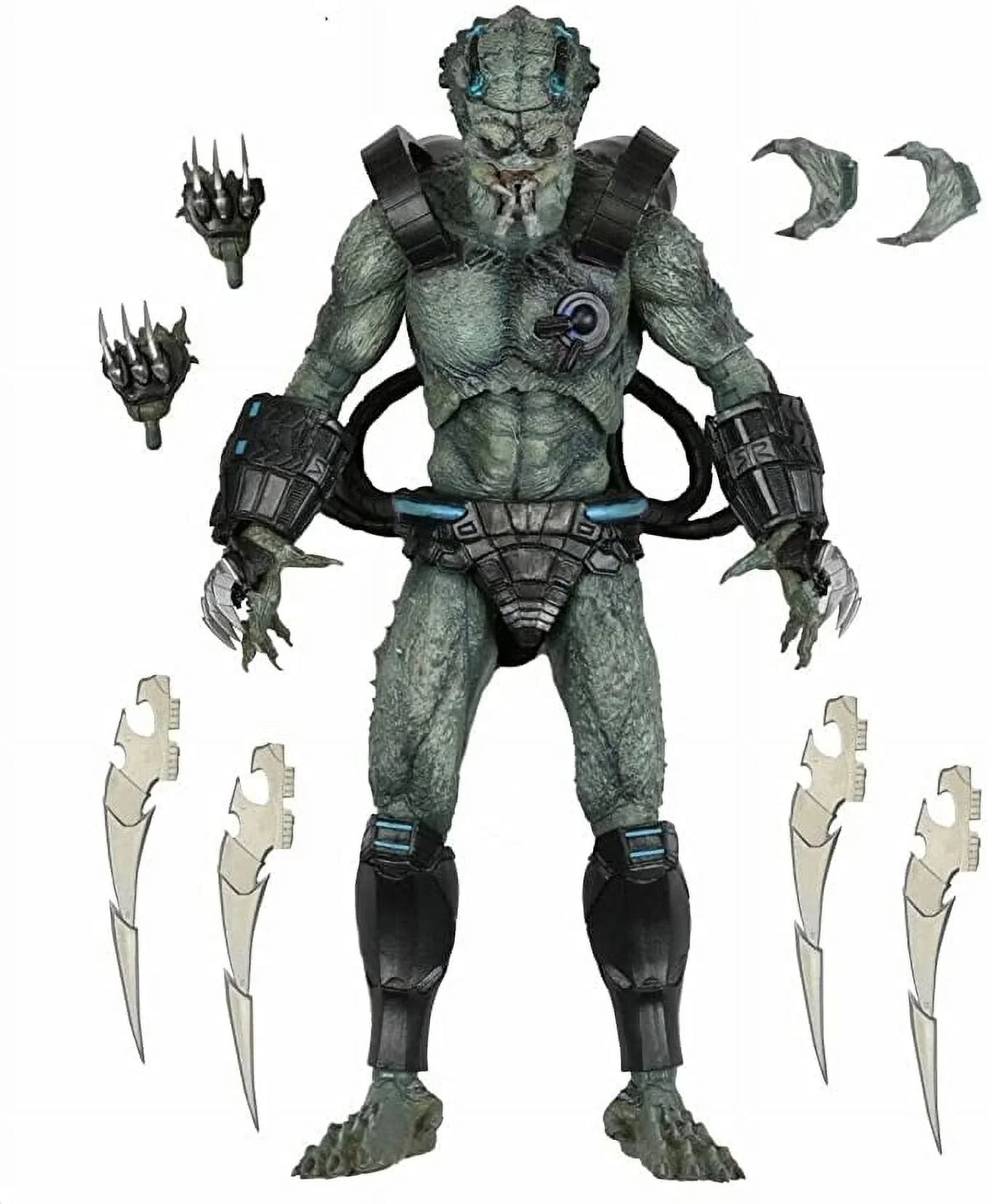 7" Concrete Predator Figure Heart Action Predator: Stone NECA Jungle