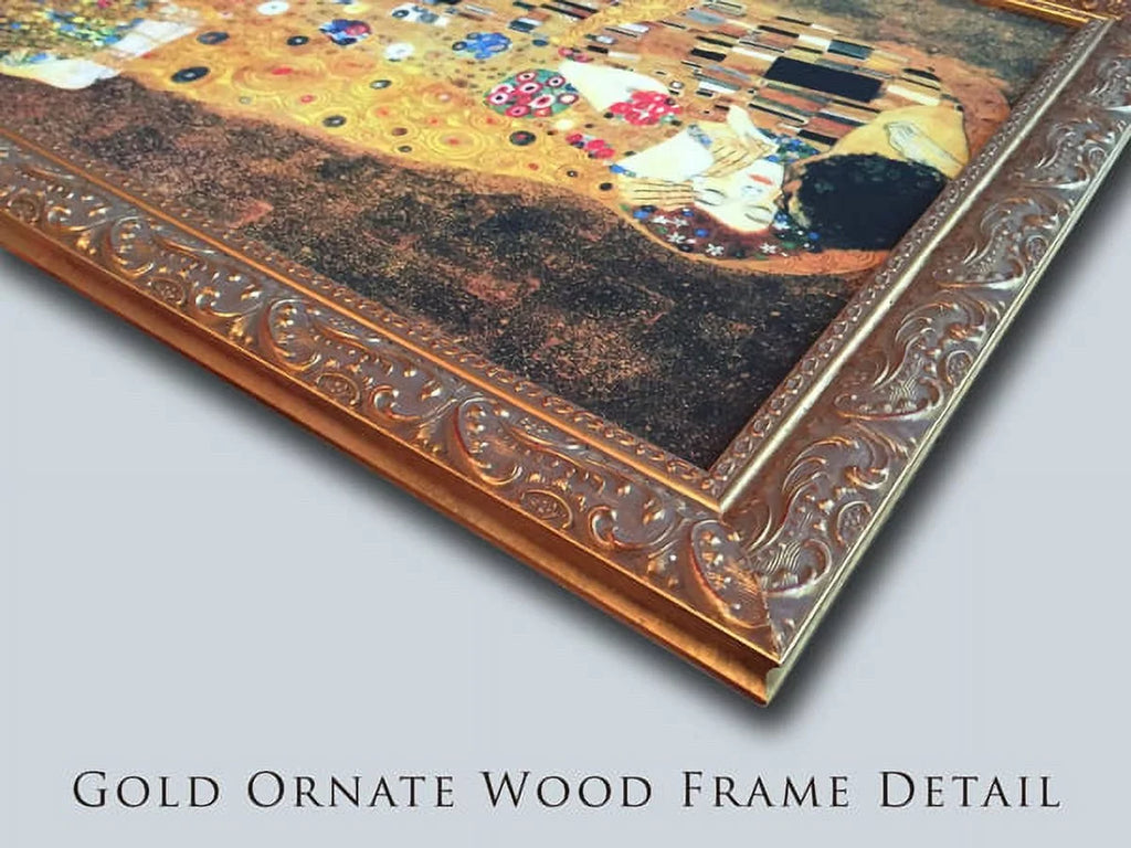 'The Print Landers Art Matted 24x18 Rocky Gold Bierstadt Ornate Mountains, Framed Peak' 2x Albert
