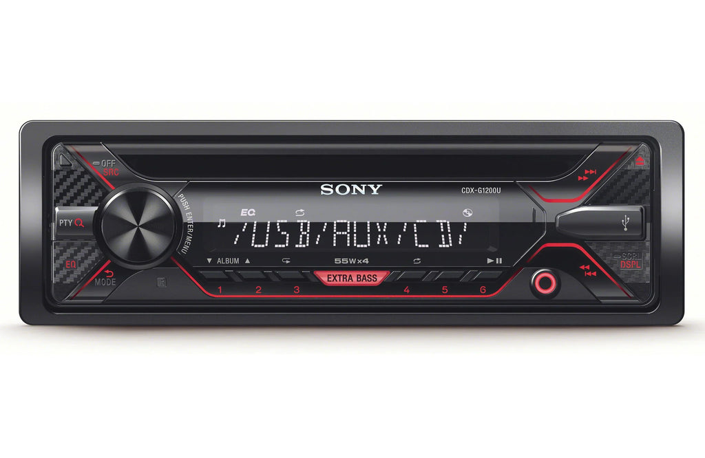 Bundle Tool & Receiver Zonoz Inputs and CD USB 55Wx4ch max CDX-G1200U Sony with Z Aux