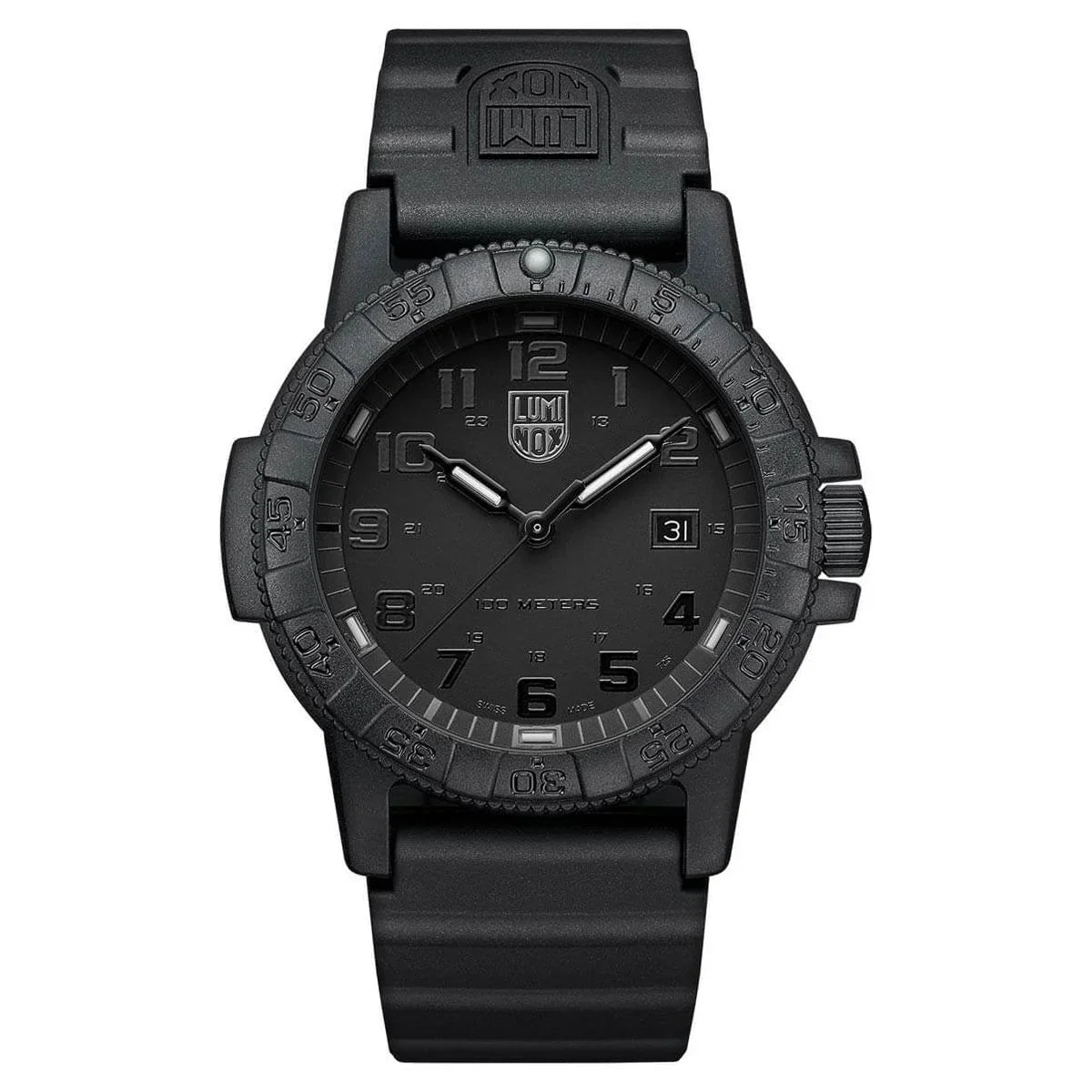 Band Men's Watch 0321.BO Turtle Black 0320 Giant Luminox Sea