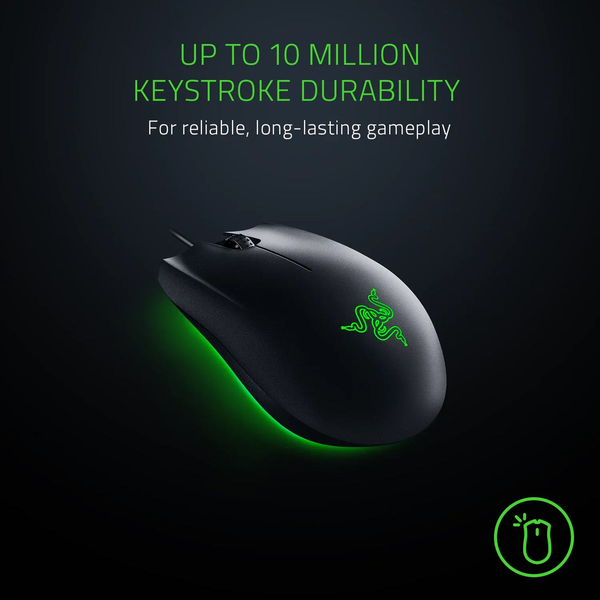 '- by Razer 7,200 Abyssus Sensor Optical Ergonomic Razer Powered 3 - Buttons Mouse Ambidextrous Essential: Chroma Gaming True DPI Hyperesponse -