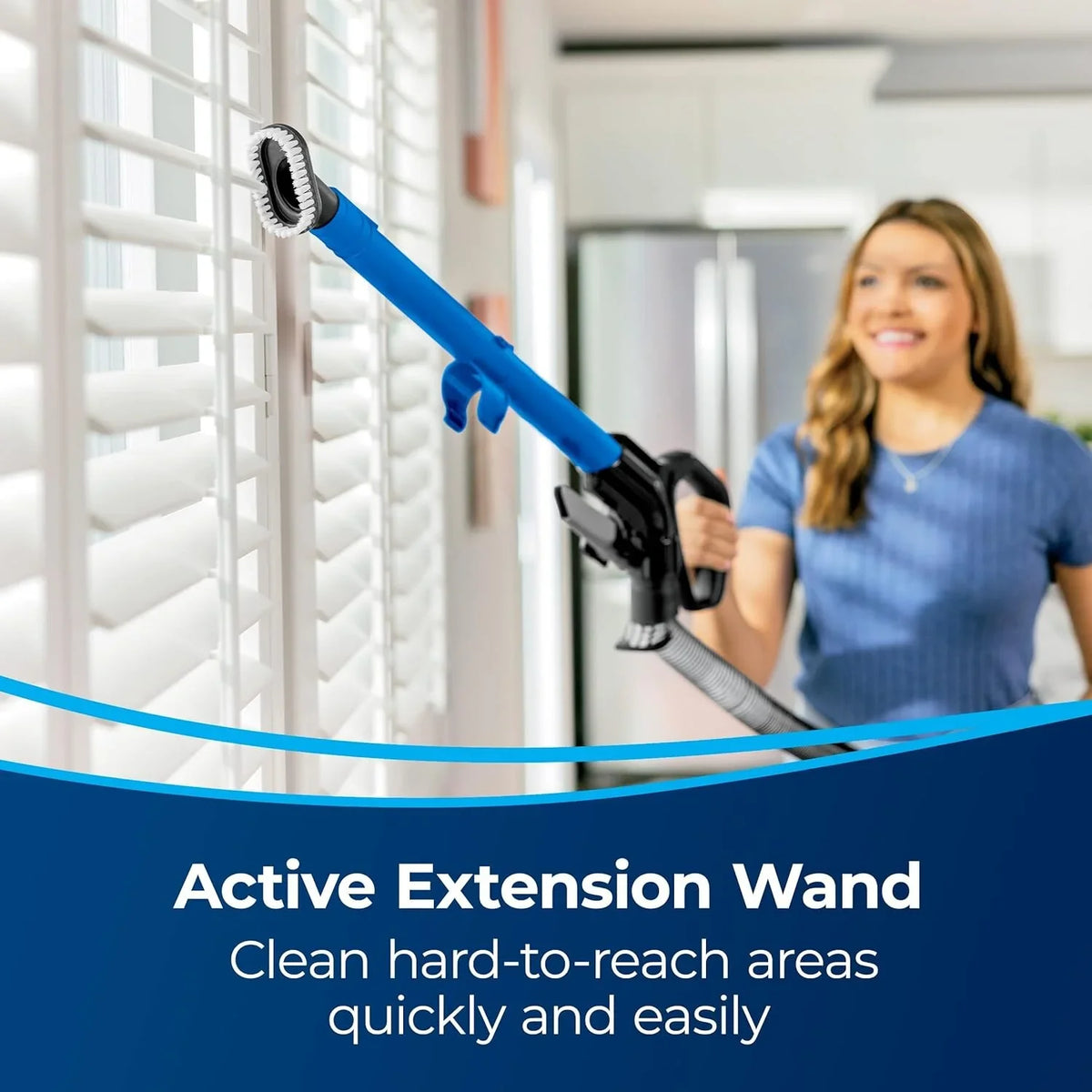 3536 (Black/Cobalt Cleaner Active BISSELL Vacuum Wand, CleanView with Upright Blue) Bagless