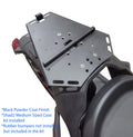 Mounts Top Medium mounts Luggage Rack for Ryker Cases Touring with Shad Black Max for