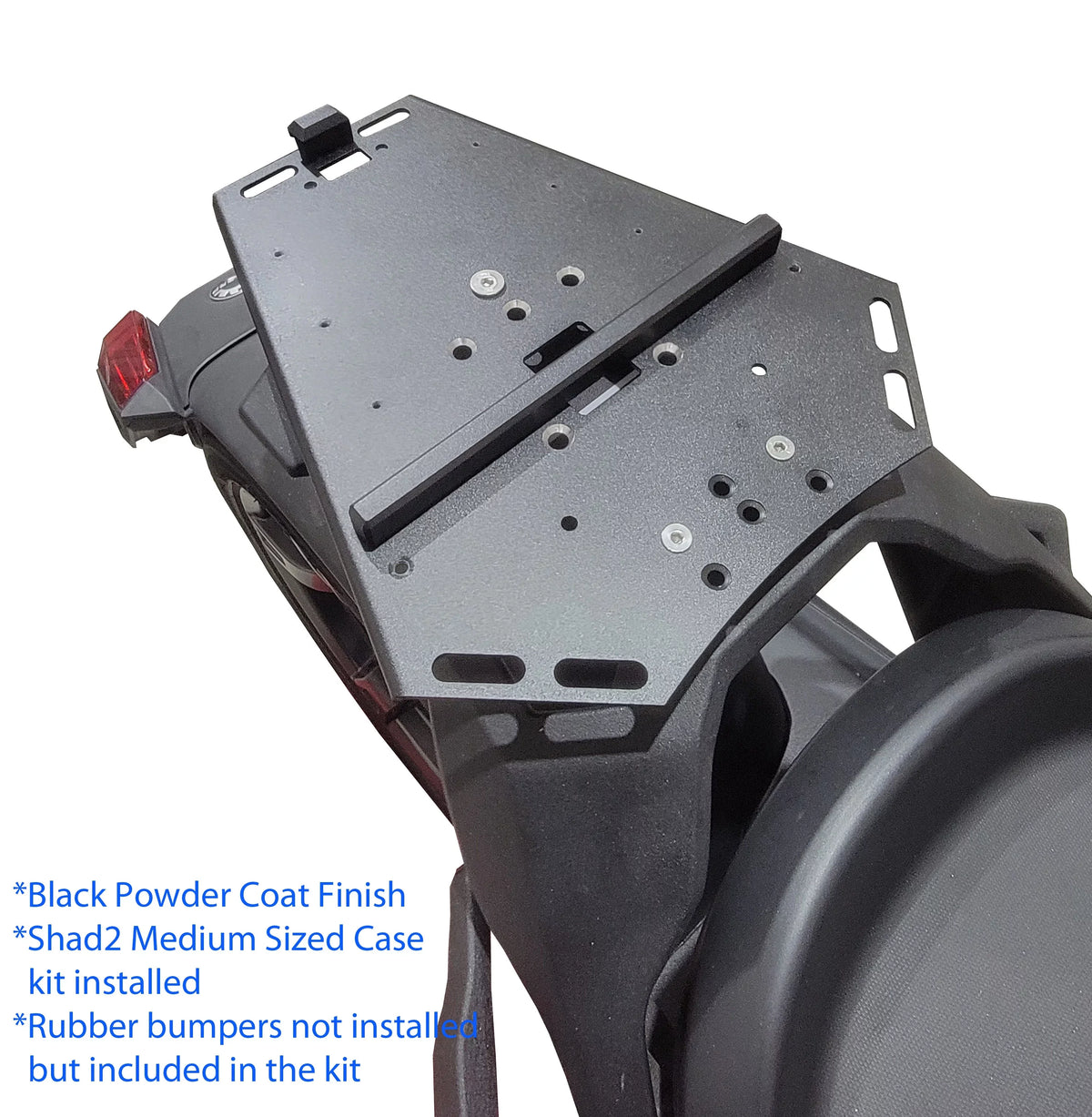 Mounts Top Medium mounts Luggage Rack for Ryker Cases Touring with Shad Black Max for