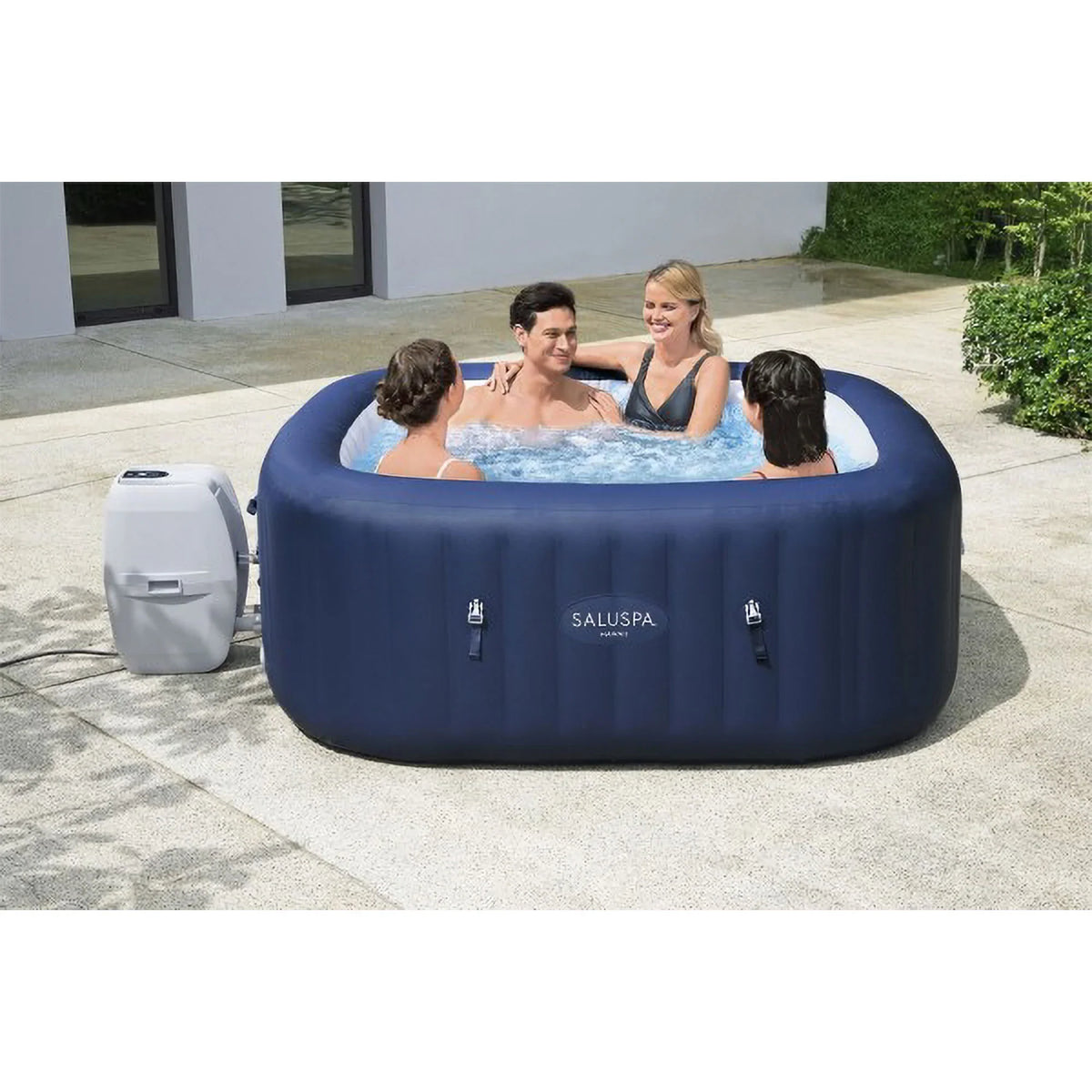 SaluSpa Hot Hawaii Bestway Pool SaluSpa AirJet Seat Bestway Tub w/4