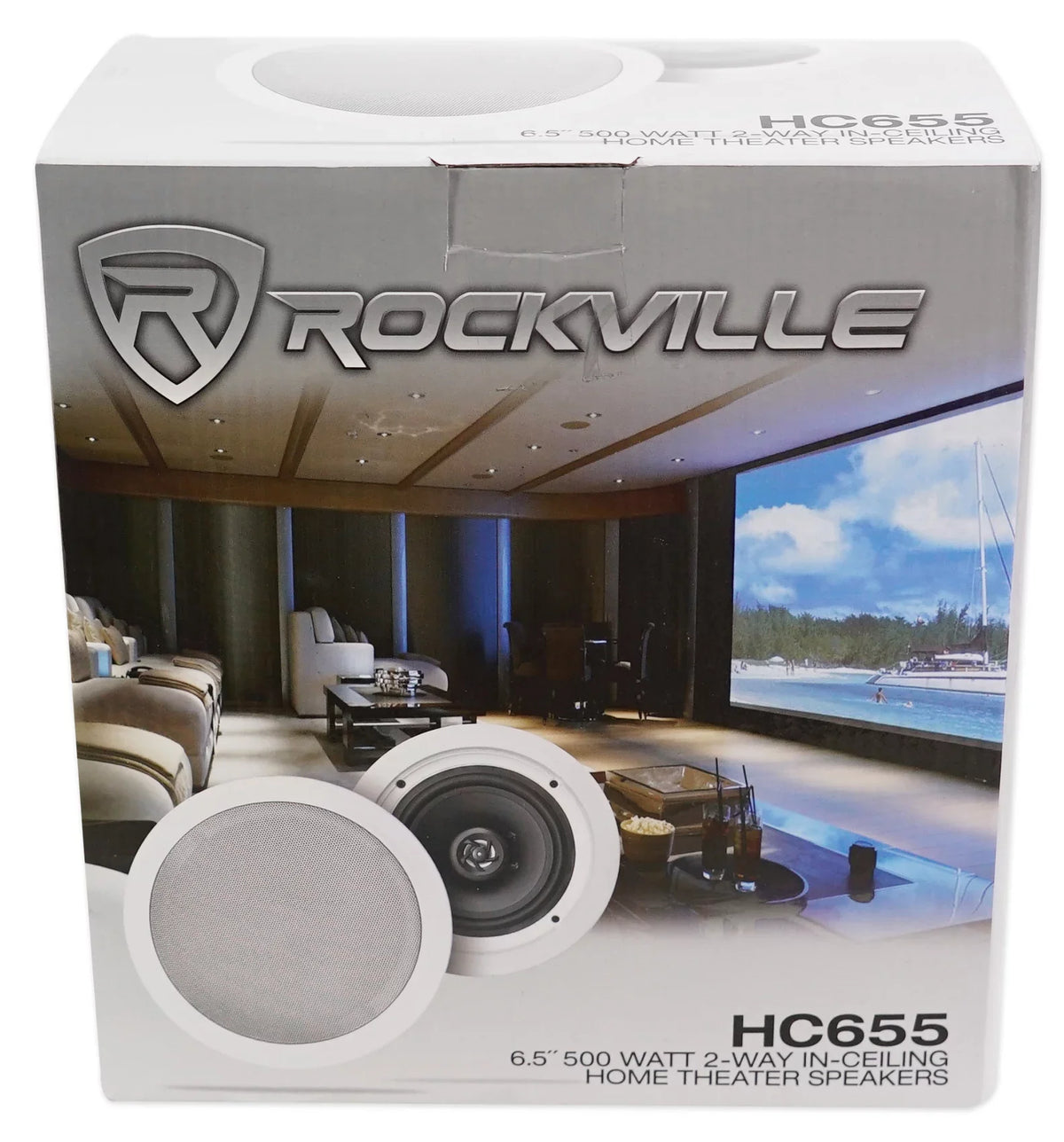 Speakers RX55URIBT Pro Theater Home Receiver+4) 6.5" Ceiling Technical Bluetooth