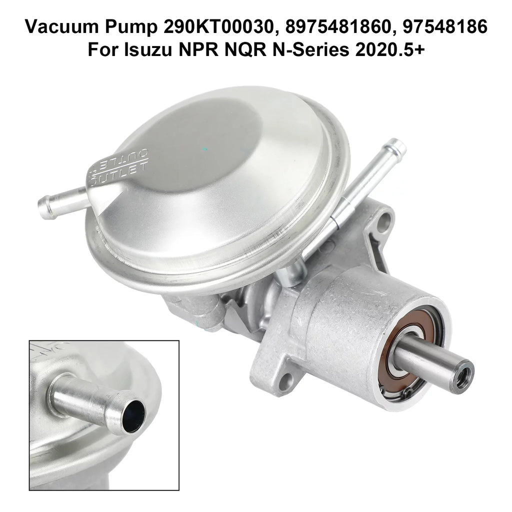 Isuzu For 97548186 290KT00030 8975481860 NPR Vacuum N-Series Pump 2020.5+ NQR