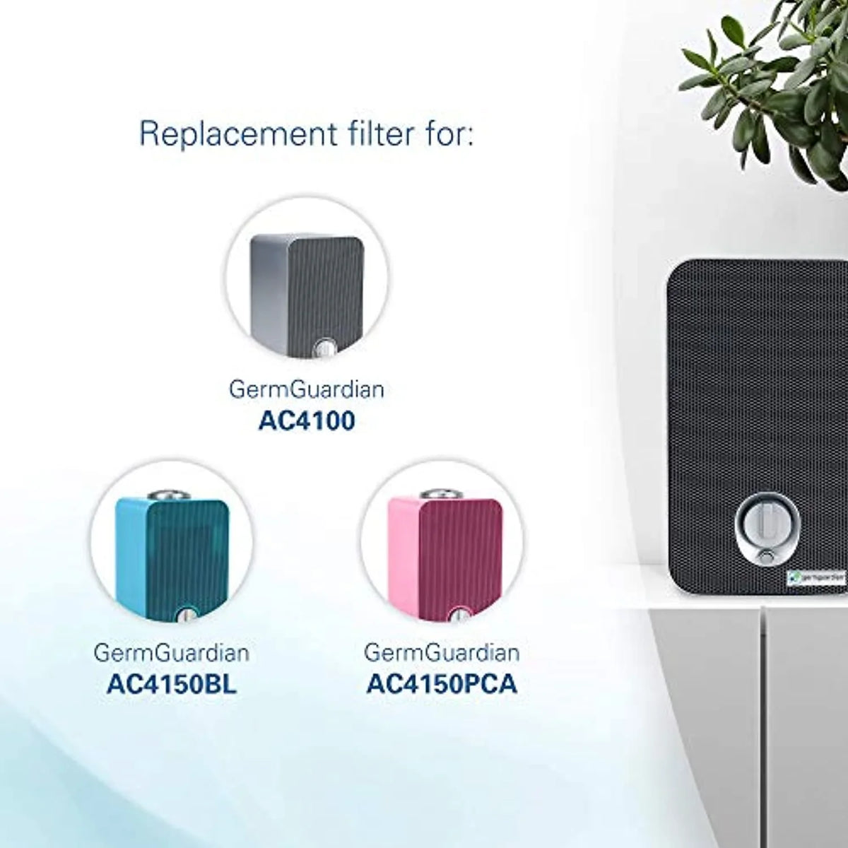 Germ FLT41002PK GENUINE Air HEPA Filters Purifier, for Replacement Guardian®
