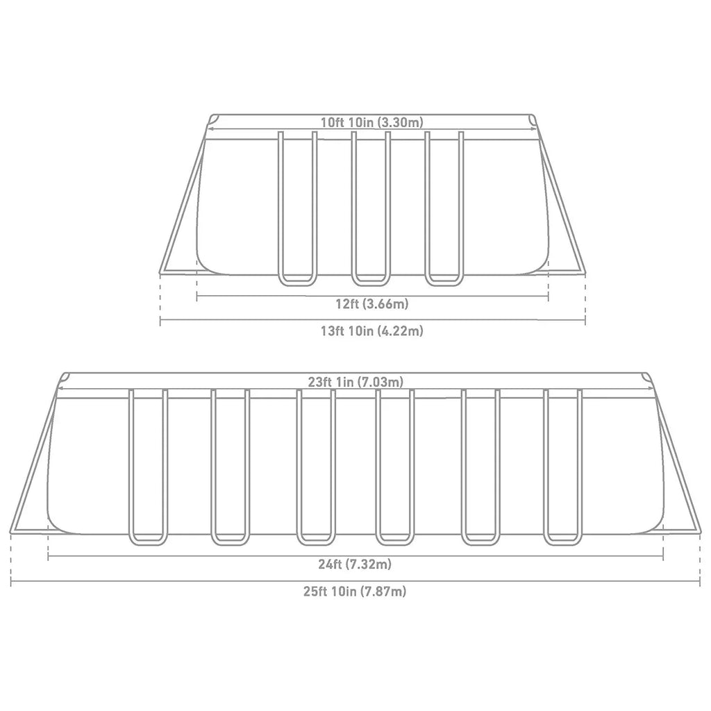 Set x Frame Ultra 24 52" 12 Intex Pool x XTR REC
