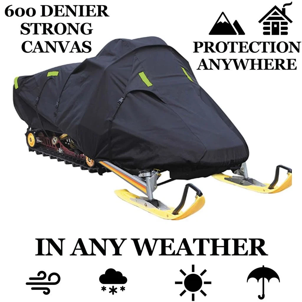 Denier M1000 Compatible Machine 2009-2009 Snow Trailerable 162 Sled snowmobile PRO Gear 600 model LE, Arctic for Cover SNO Cat Snow
