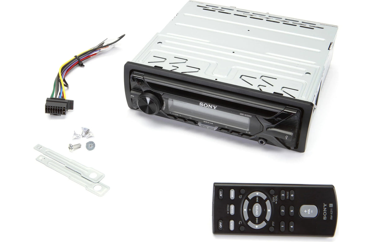 Bundle Tool & Receiver Zonoz Inputs and CD USB 55Wx4ch max CDX-G1200U Sony with Z Aux