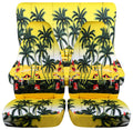 Palm LJ 2003-2006 w Setr Seat wrangler Yellow Fits Covers: Print - Hawaiian Tree Jeep T242-Designcovers Full
