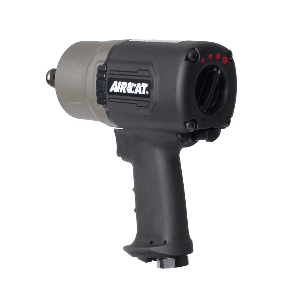 Tools AIRCAT Composite Pneumatic Inch 1600 1770-XL Wrench 3/4 Impact ft-lbs