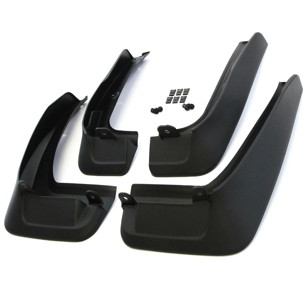 Flaps Hybrid Compatible & - Highlander PT345-48140 Toyota Auto with Molded 4pc Red 2014-2019 Full Front Hound Gas Set 2WD Models Rear Mud and PT34548140
