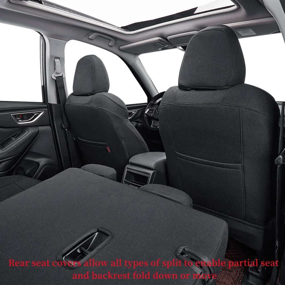 2019 - Seat Custom 2021 for (Black,Full Car Covers Polyester Fit KONA Set) KONA 2020 2023 Hyundai 2018 2022 Coverdream