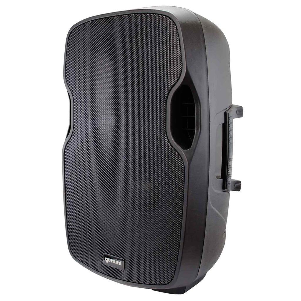 CD/MP3/USB Speaker Player AS-1500P & Bluetooth with 15" CDM-4000BT Gemini Active Woofers Media Package DJ