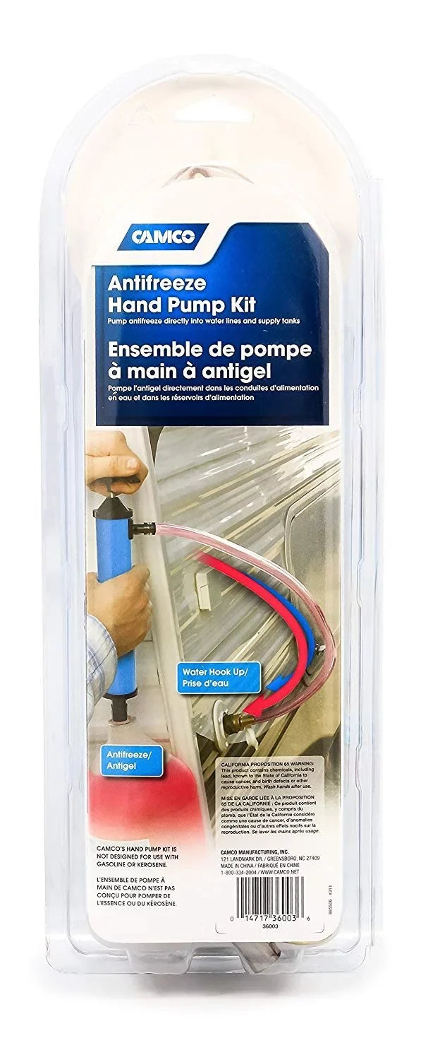Makes Antifreeze Supply Hand Camco the Directly Winterizing Easier and Pumps Waterlines and Into 36003 Pump Antifreeze RV Kit- Simple Tanks,