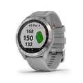 Display, Golf GPS Gray/Stainless Approach With Lightweight S40, Smartwatch, Touchscreen Steel Stylish Garmin