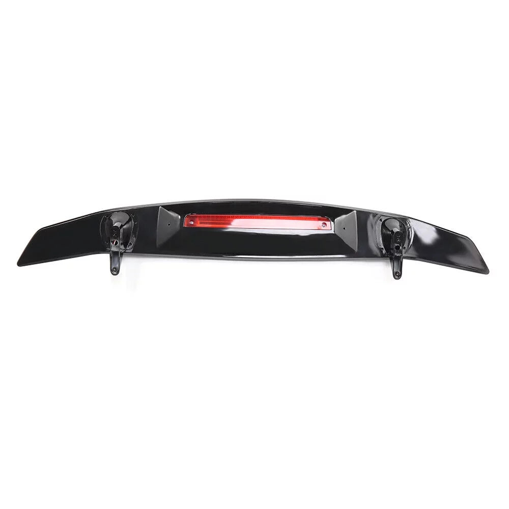 Brake Glossy Honda Sedan Light Lip Spoiler Civic Black Trunk Wing 2016-2021 For