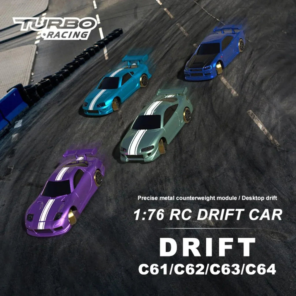 C61 Drift Racing Turbo 1:76 Car