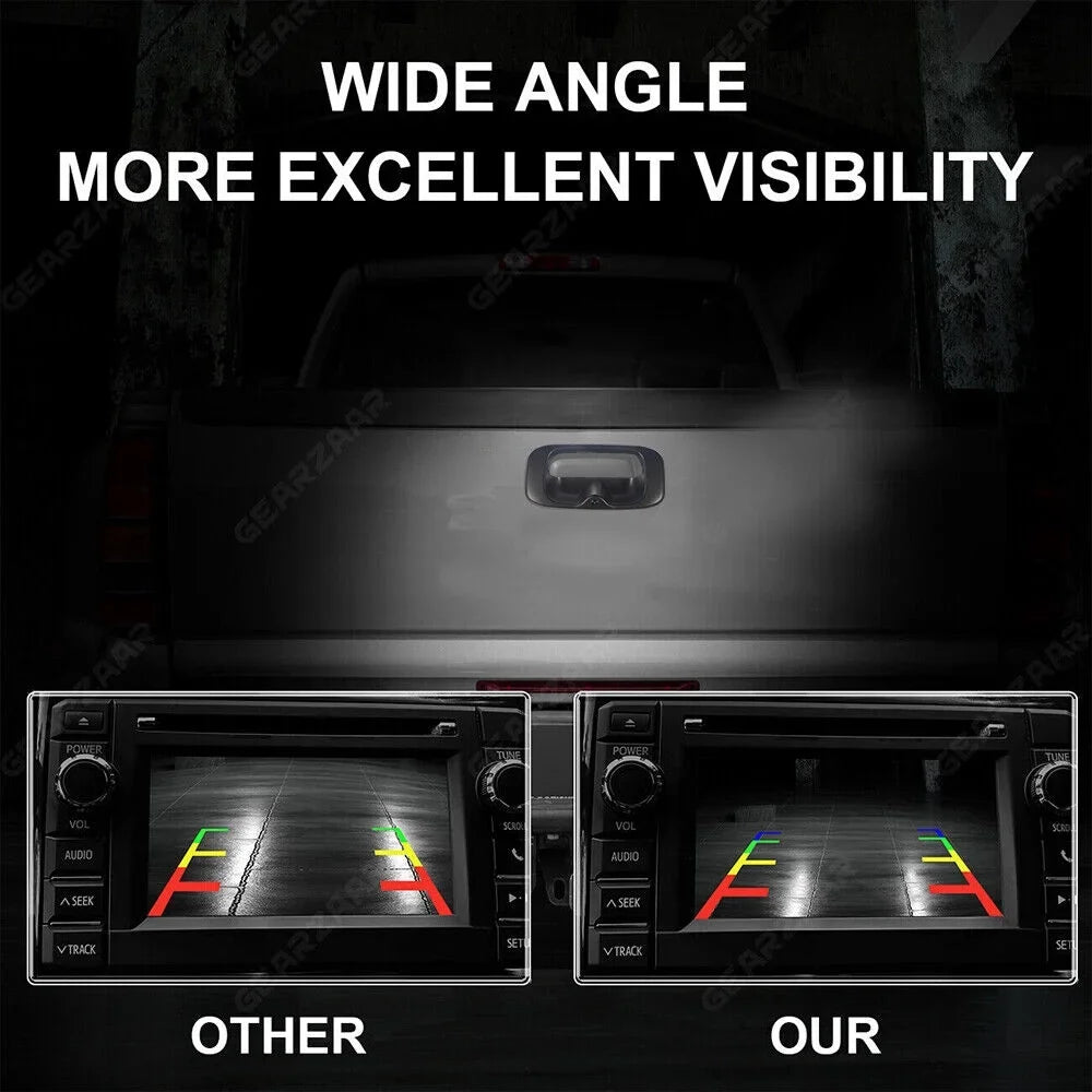 Camera Waterproof GMC High View Vision KingFurt Resolution Backup Night Rear Silverado/Sierra Chevy