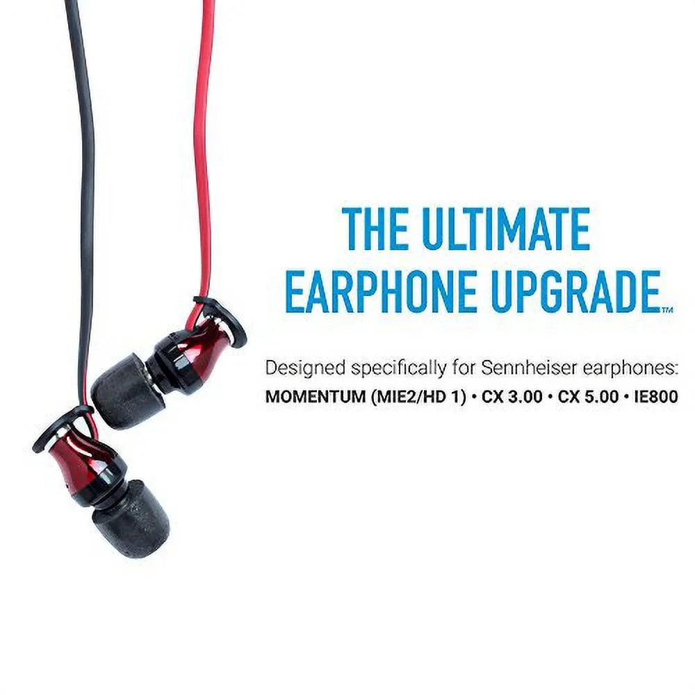 5.00 MIE2, Comfortable Momentum Memory Noise Earbud Replacement and Tips, Pairs) Premium IE Fit(Large,3 for Isolation Earphone Cancelling CX Tips Foam Secure Comply 800 Sennheiser S, 7.00BT, HD1 3.00,