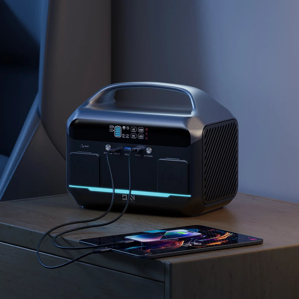 for Battery Power Backup Portable Supply by Power Anself, Travel 300W NEO300 DaranEner 268.8Wh Station LiFePO4