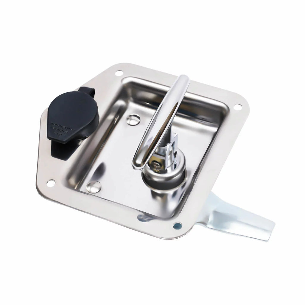 of Stainless Set Steel Keys Latch T-handle 6 Door Lock 12 Box RV w/ Tool Folding