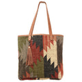 women OHLAY KB western Genuine TOTE KB345 Wool Leather Upcycled bag purse handbag
